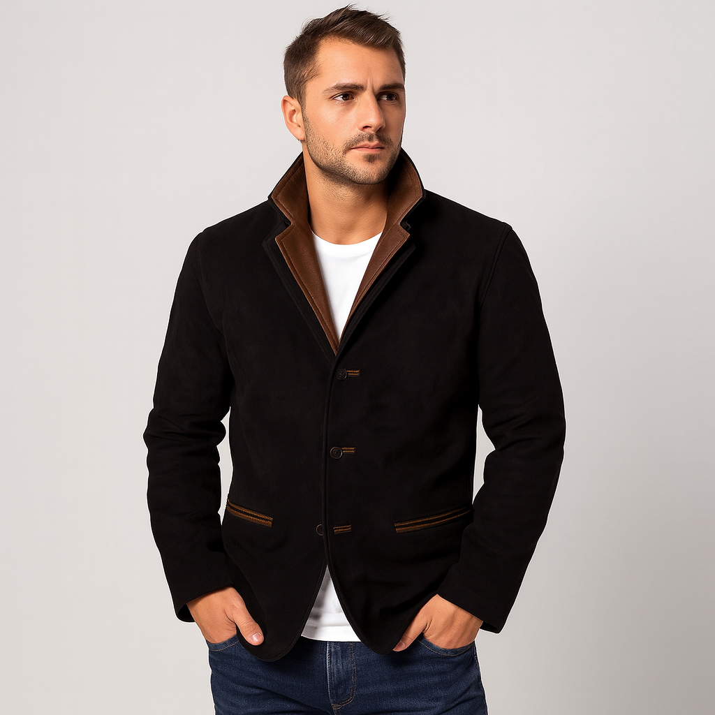 Eldric | Klassische Wildlederjacke