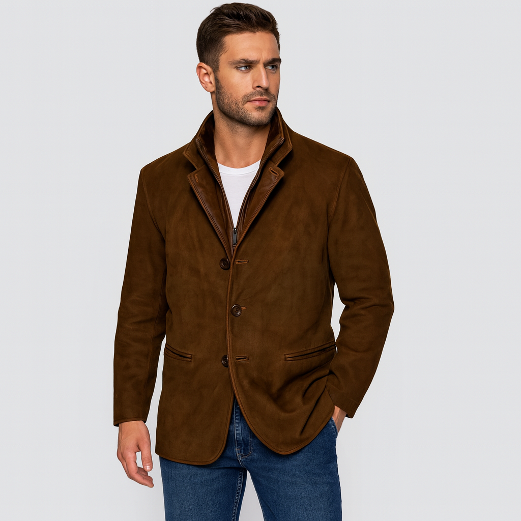 Eldric | Klassische Wildlederjacke