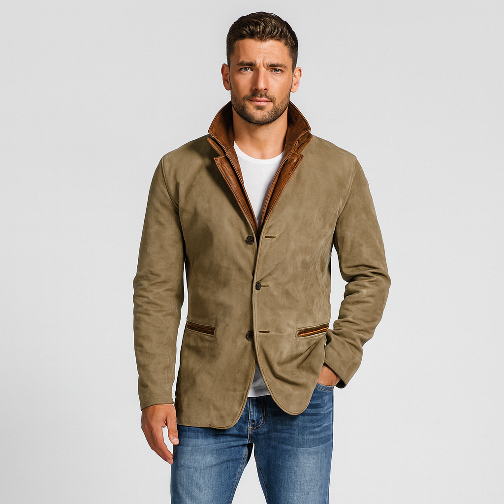 Eldric | Klassische Wildlederjacke