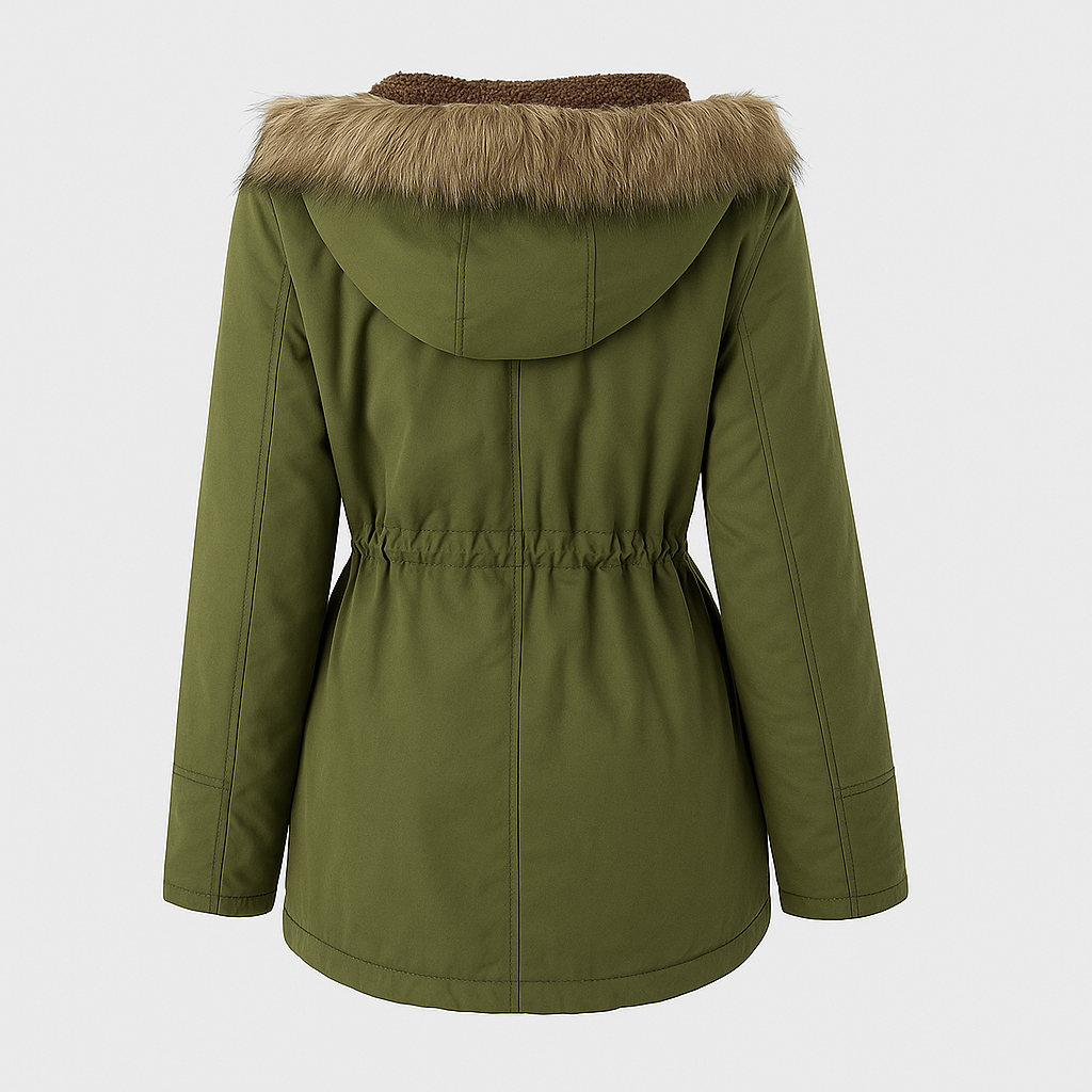 Elowen | Warm gefütterter Damen-Parka mit Kapuze