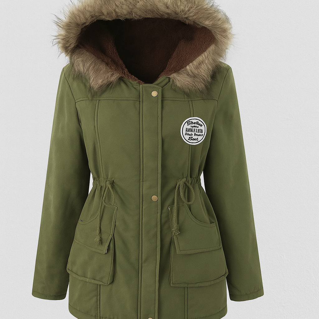 Elowen | Warm gefütterter Damen-Parka mit Kapuze