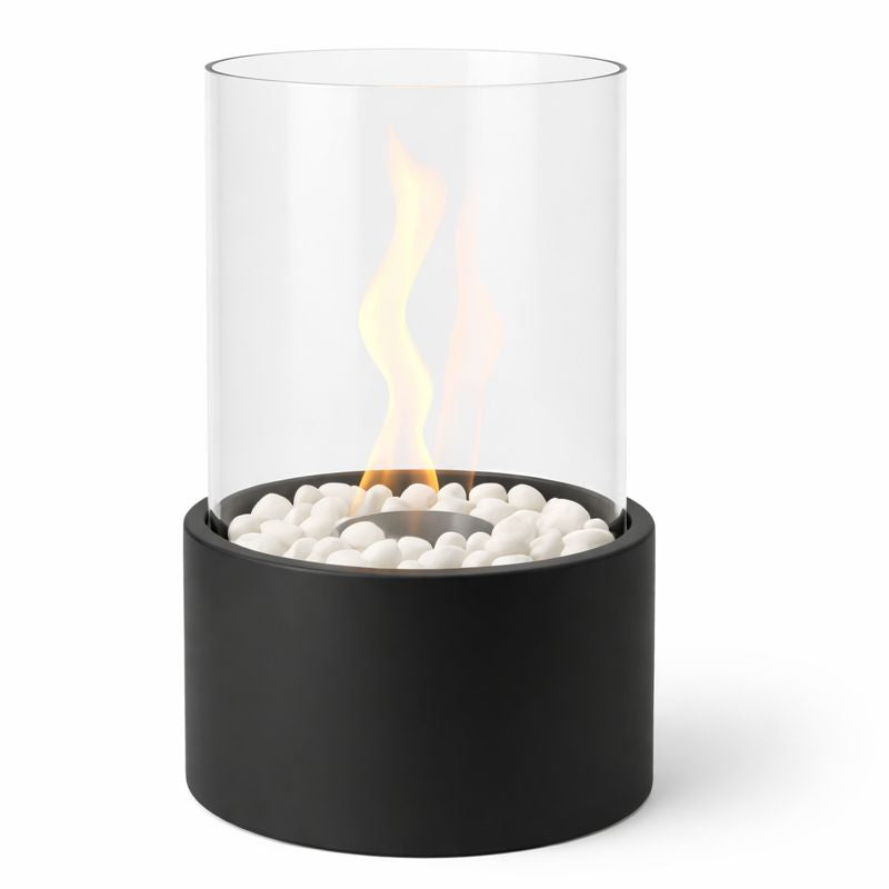 EmberLux | Lampă de masă cu flacără pe etanol