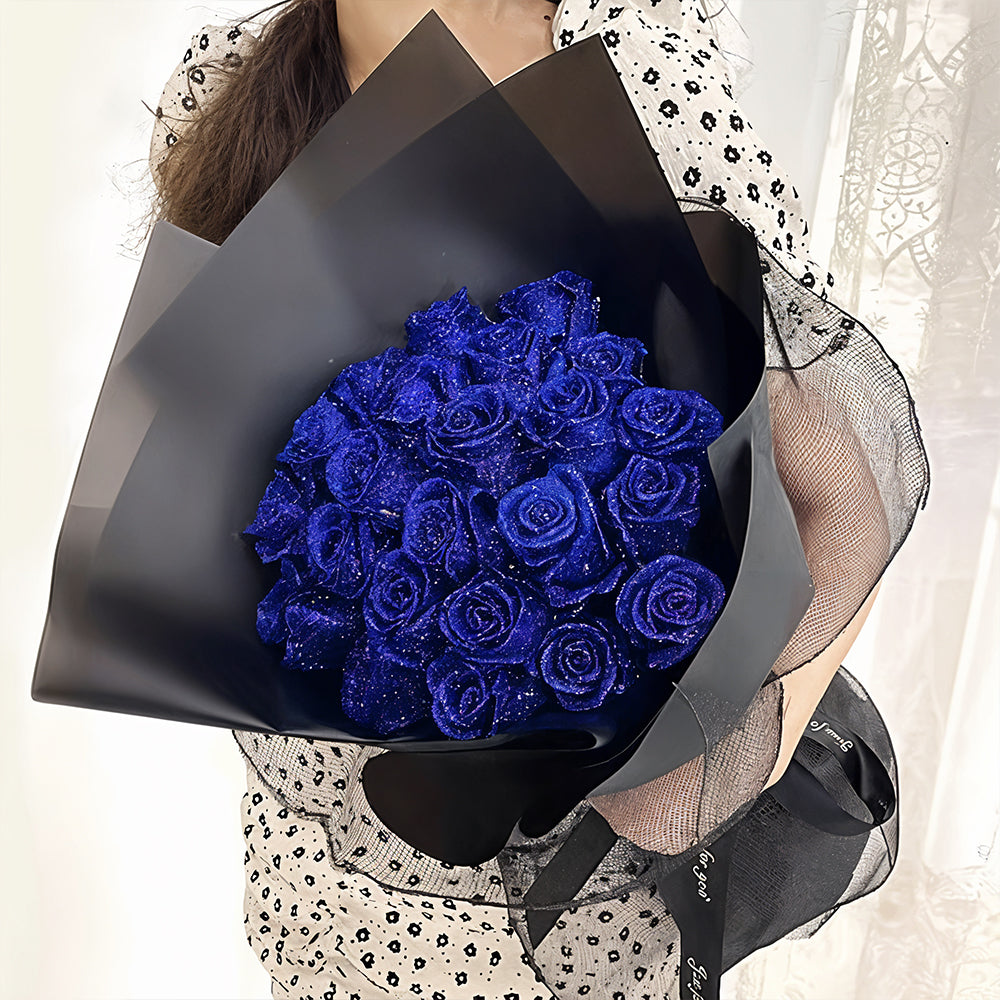 EternaBloom Glitzerrose – Ewiges Blumengeschenk für besondere Anlässe
