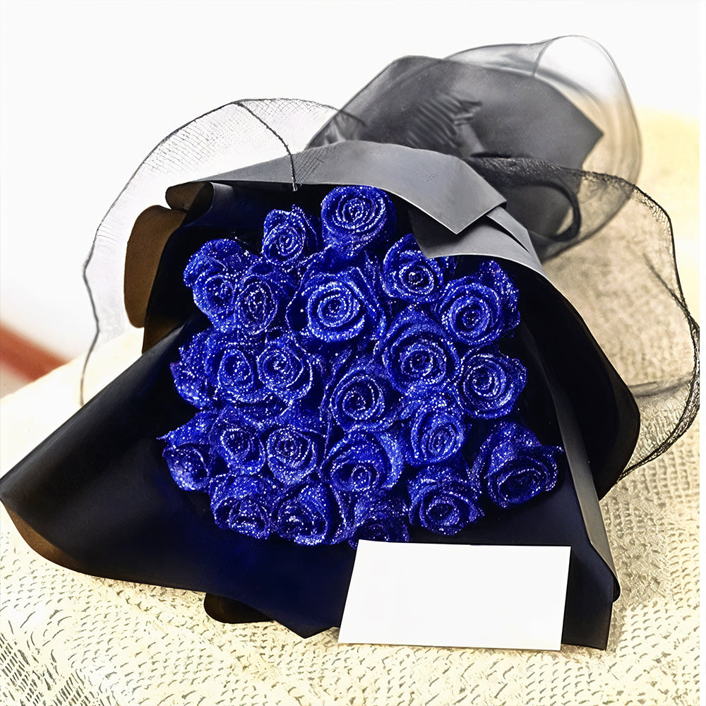 EternaBloom Glitzerrose – Ewiges Blumengeschenk für besondere Anlässe