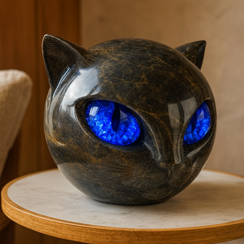 Felora | Katzenkopf-Skulptur