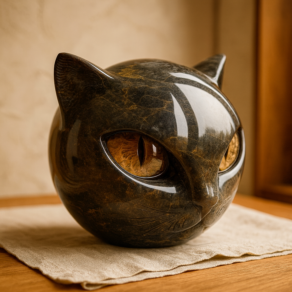 Felora | Katzenkopf-Skulptur