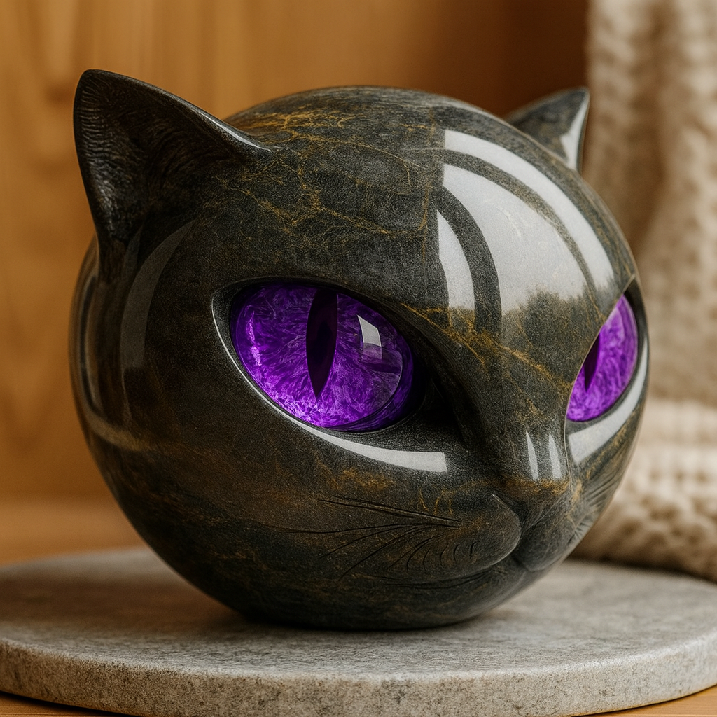 Felora | Katzenkopf-Skulptur