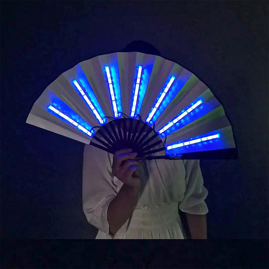 FestivalFan | Faltbarer Handventilator mit LED-Licht