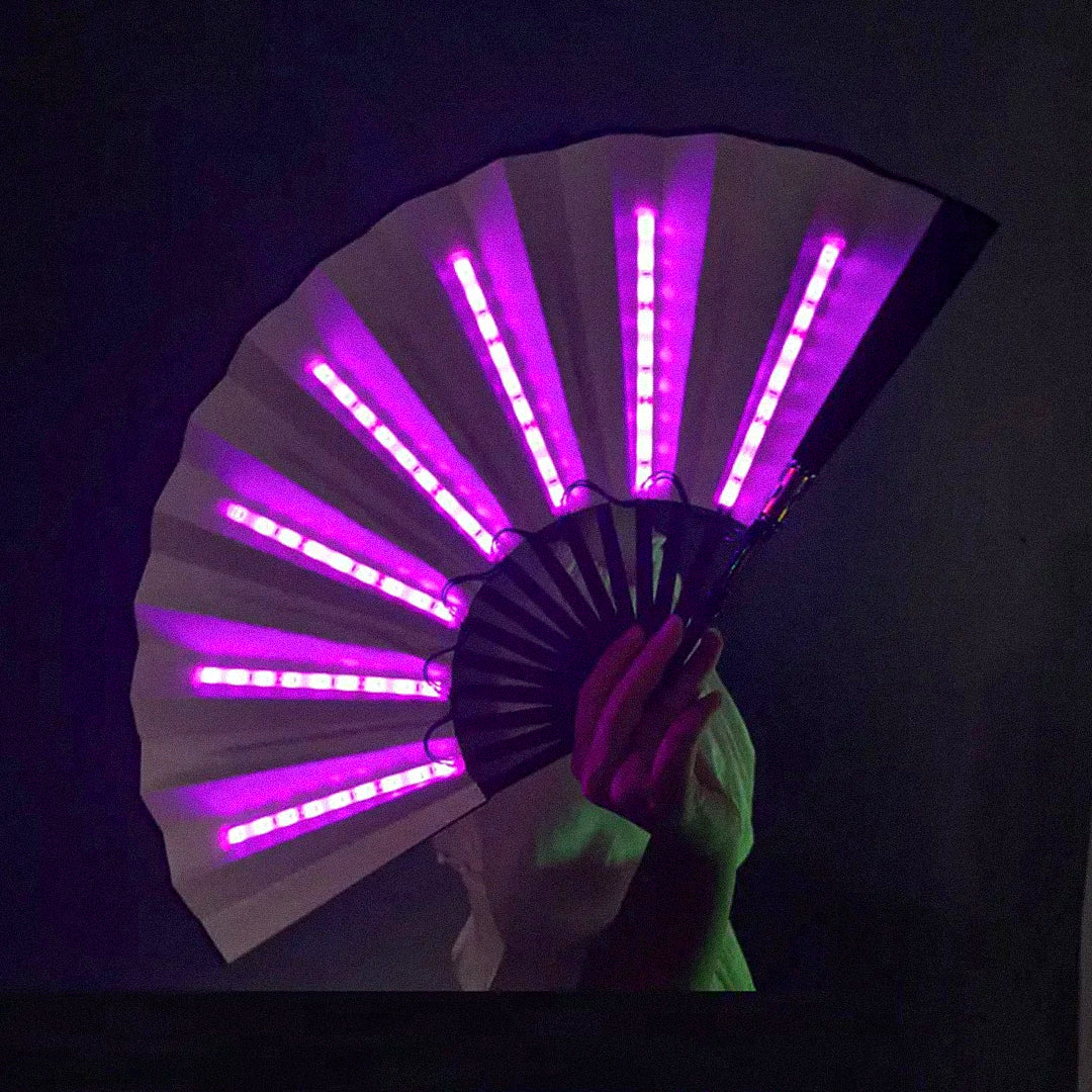 FestivalFan | Faltbarer Handventilator mit LED-Licht