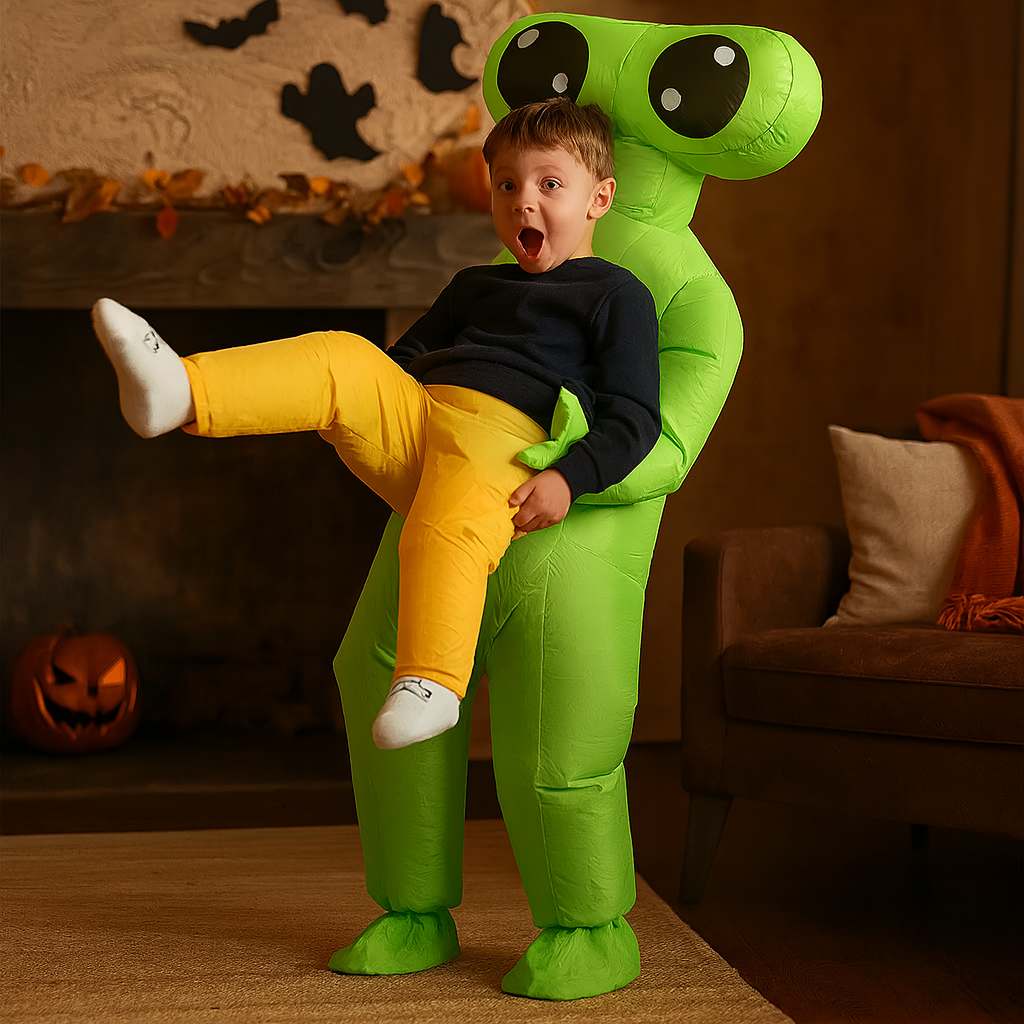 Galaxor | Kosmisches Alien-Kostüm mit riesigen Augen