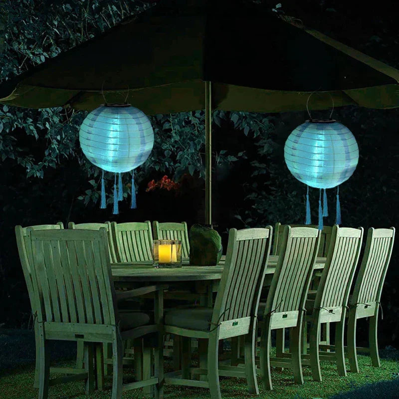 SolarGlow – Traditionell inspirierte Solar-Hängelampe