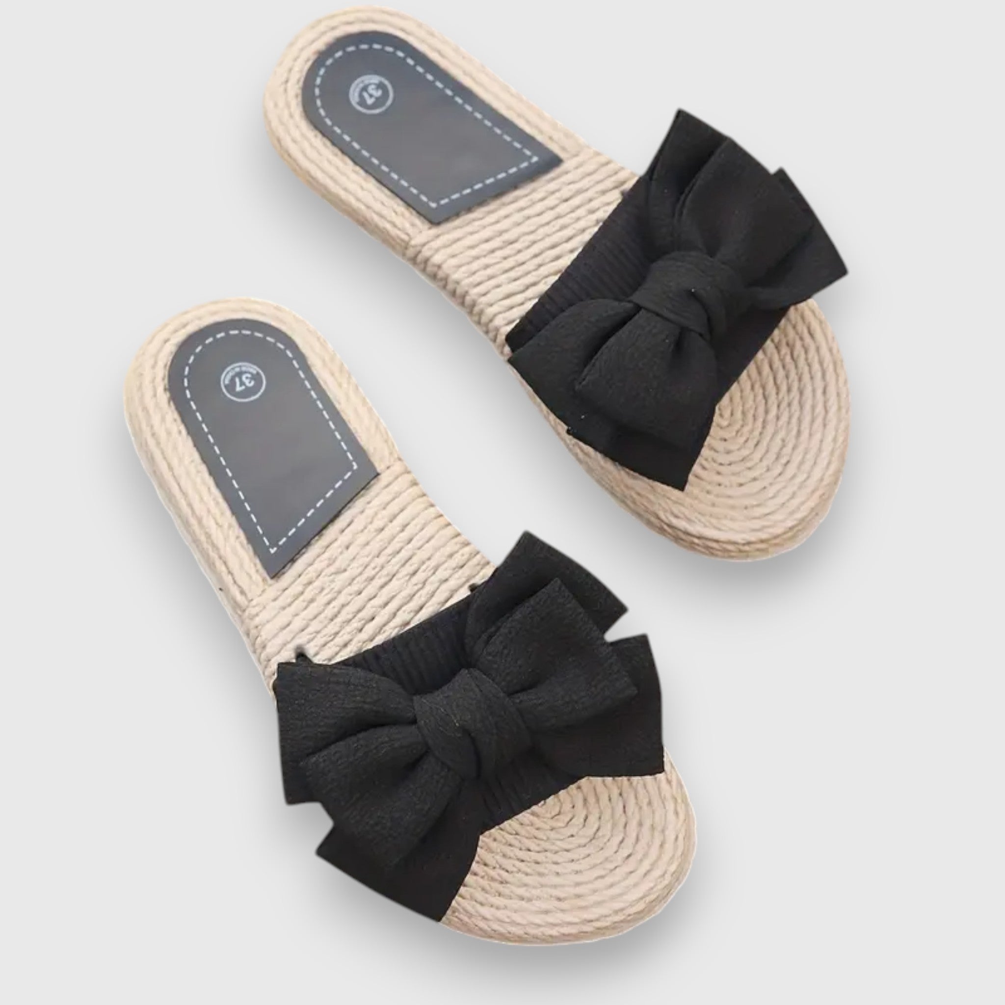 Stephanie - Smarte Schleifen-Knoten Slip-On Sandalen