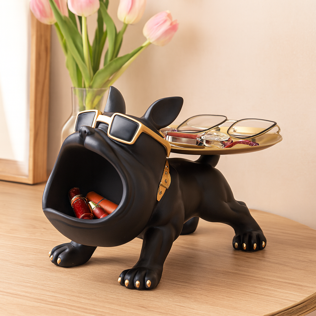 Granvik | Aufbewahrungsskulptur Bulldogge