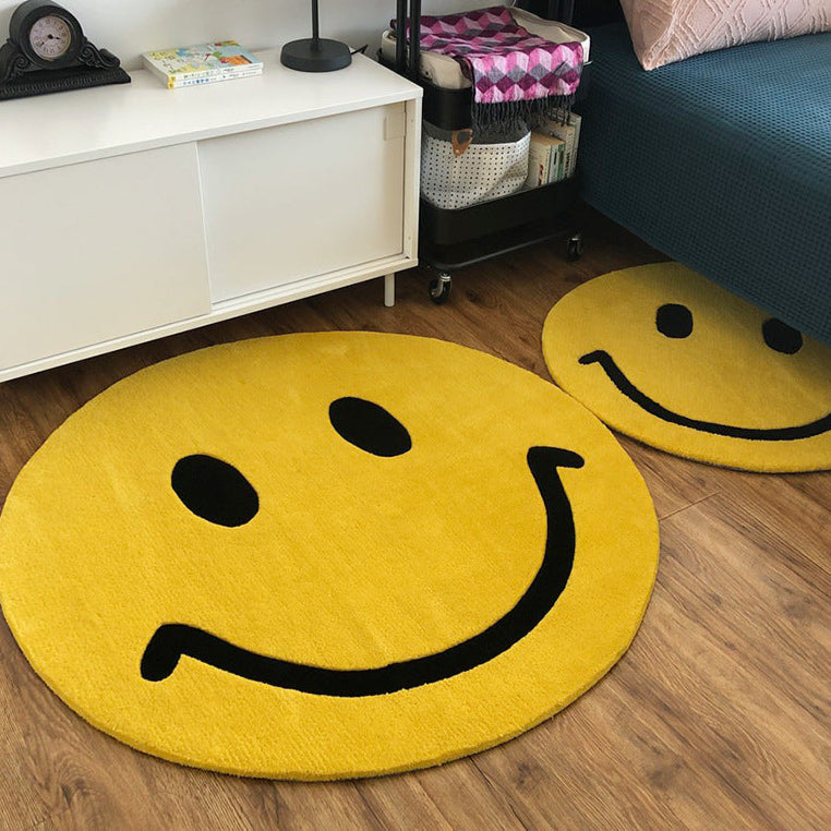 Smiley-Gesichtsteppiche – Fügen Sie jedem Raum einen Hauch von Glück hinzu
