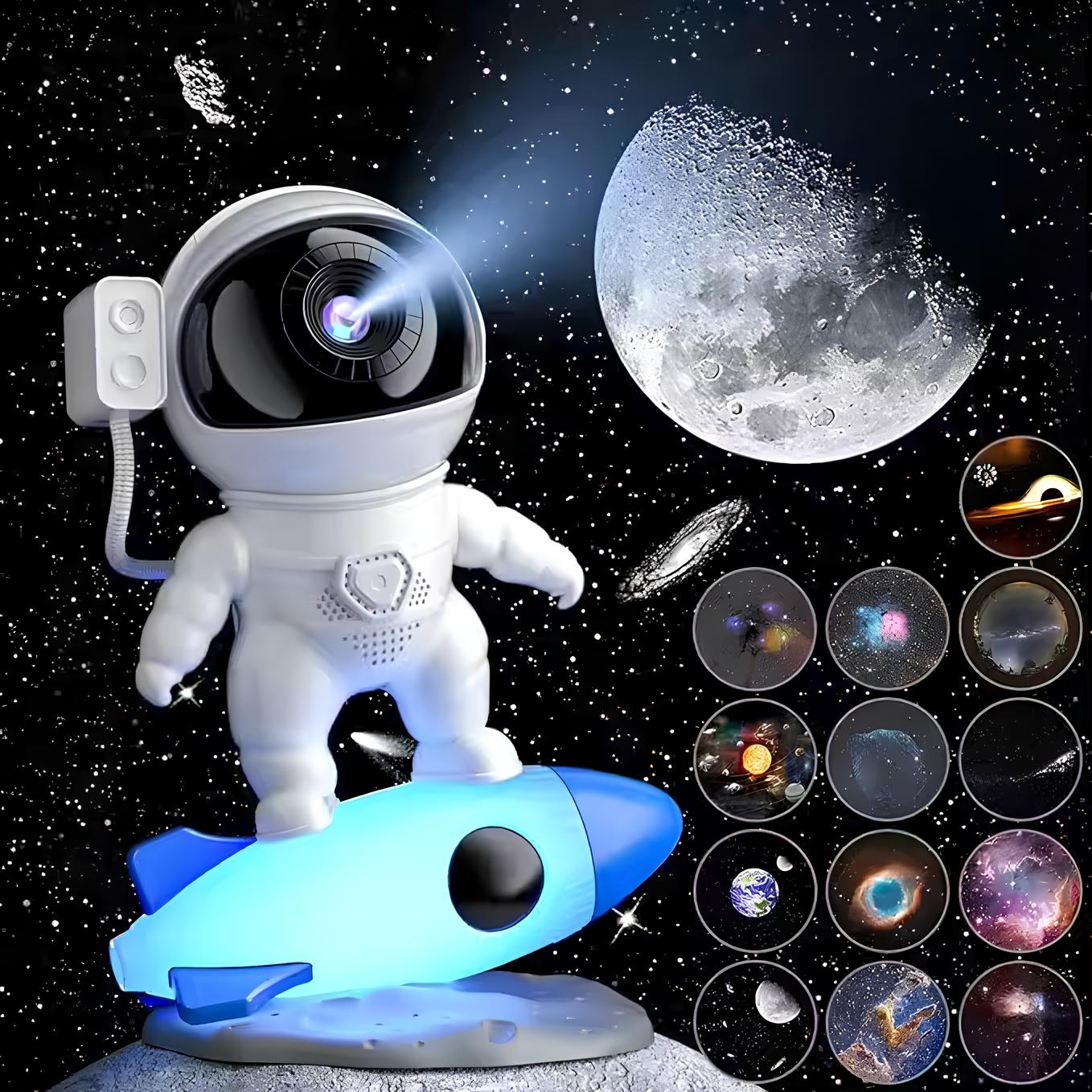 StellarBuddy - Astronaut Galaxie Projektor Nachtlicht