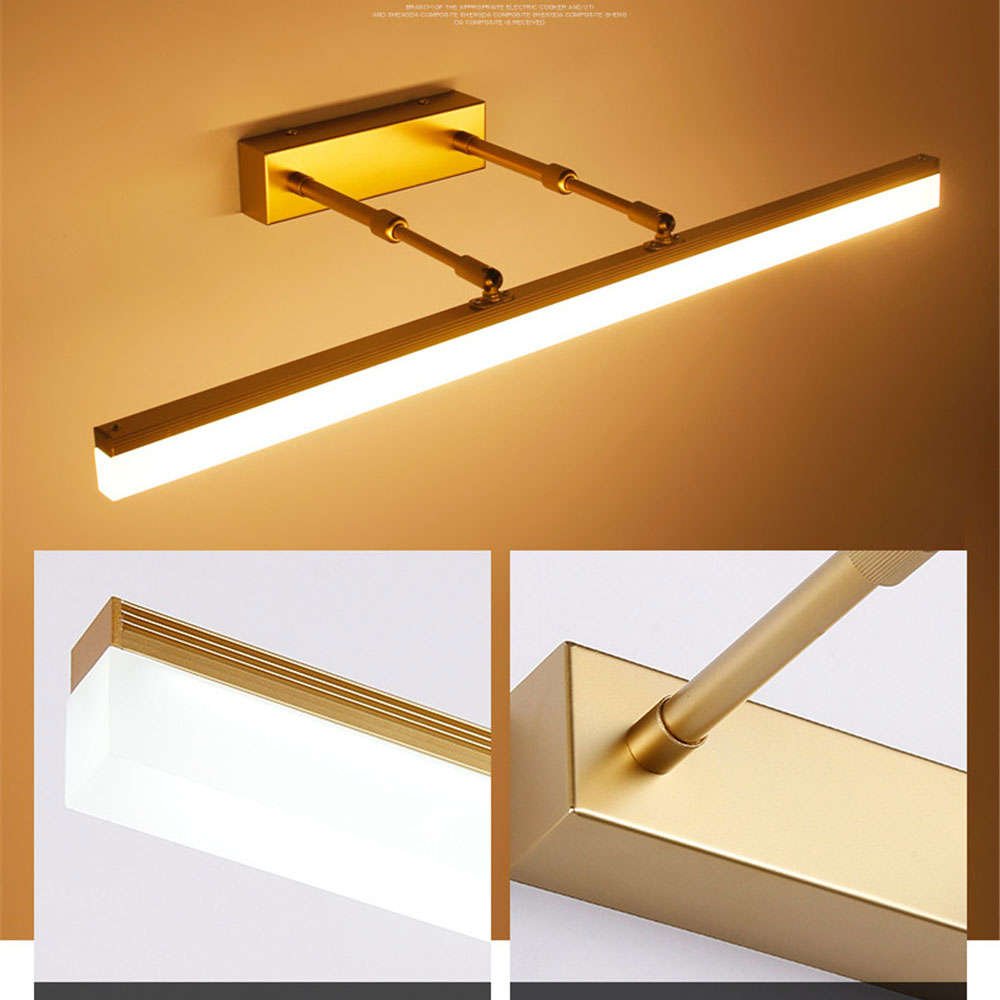 AquaGlow Wasserdichte LED Spiegel-Lampe