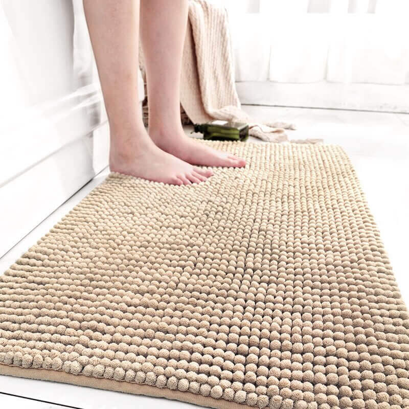 PebbleSoft - Strukturierte Badematte mit Kieselstein-Design