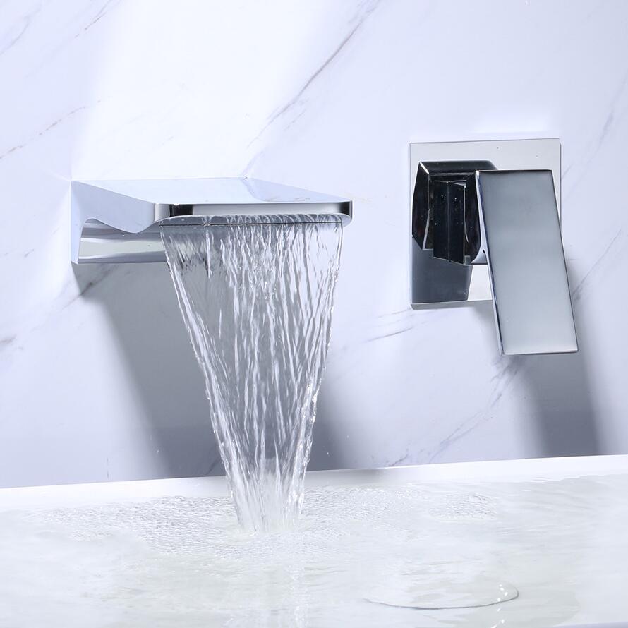 AquaFlow Moderne Wandmontierte Wasserhahn – Stilvolles Design & Praktische Funktionalität
