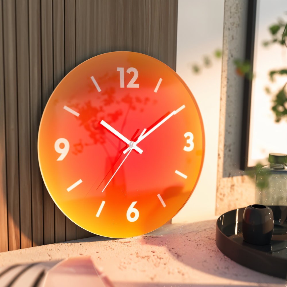 ClarityLux Stille Wanduhr – Elegante Moderne Uhr für Wohnzimmer und Einrichtung