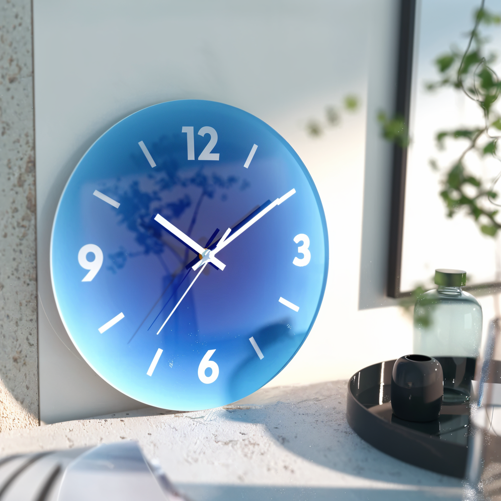 ClarityLux Stille Wanduhr – Elegante Moderne Uhr für Wohnzimmer und Einrichtung