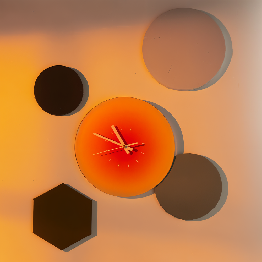 ClarityLux Stille Wanduhr – Elegante Moderne Uhr für Wohnzimmer und Einrichtung