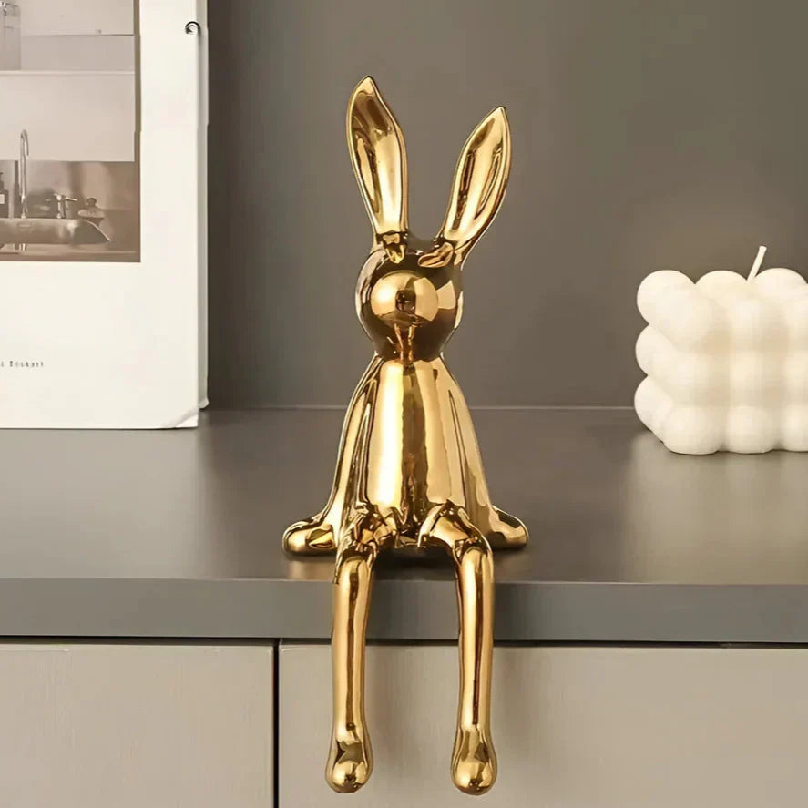 Moderne Osterhase Figurine