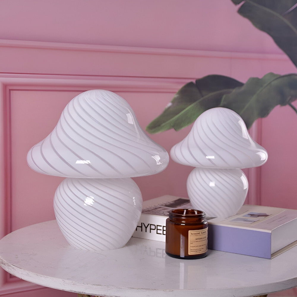 LumiGlow Schwamm-inspirierte Tischlampe – Elegante Beleuchtung für Gemütliche Innenräume