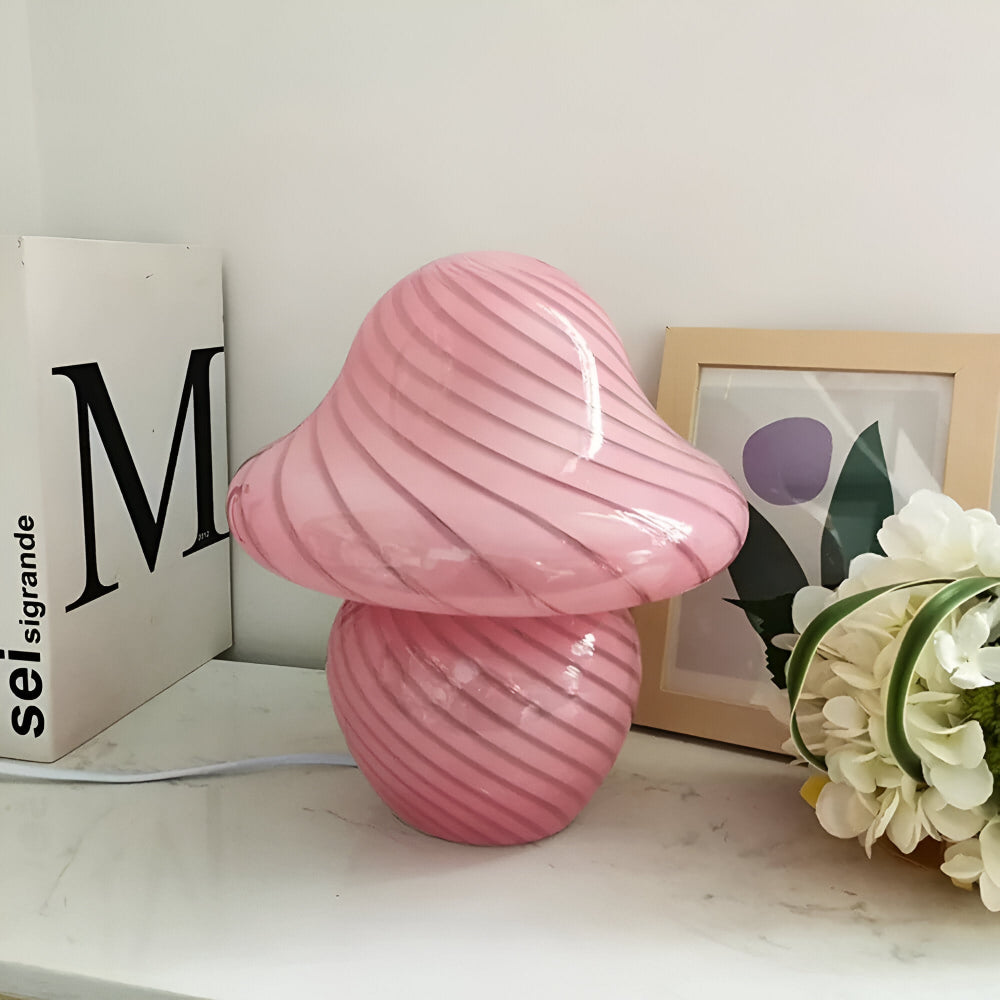 LumiGlow Schwamm-inspirierte Tischlampe – Elegante Beleuchtung für Gemütliche Innenräume