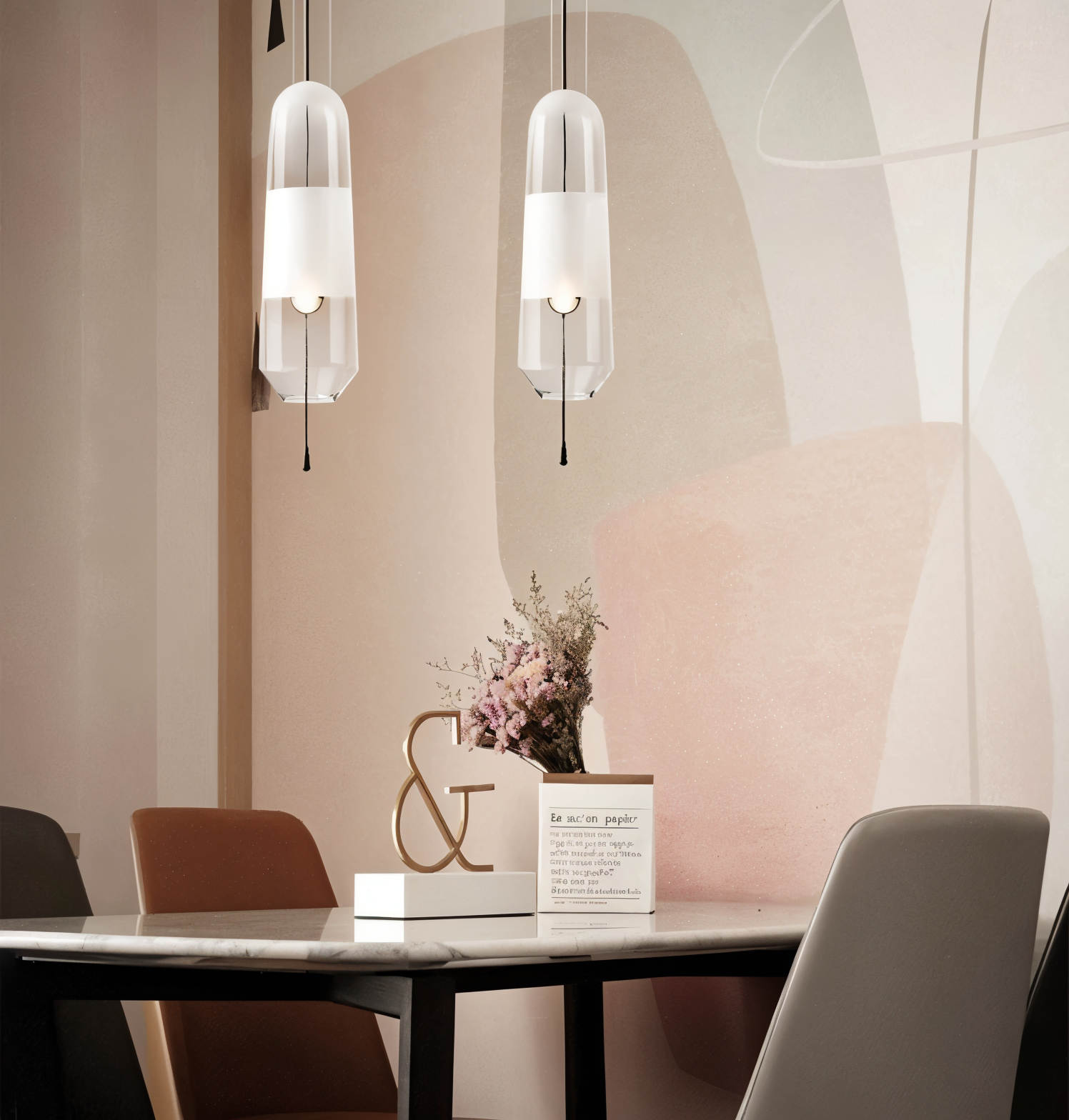 GlowCurve Retro Glaspendelleuchte