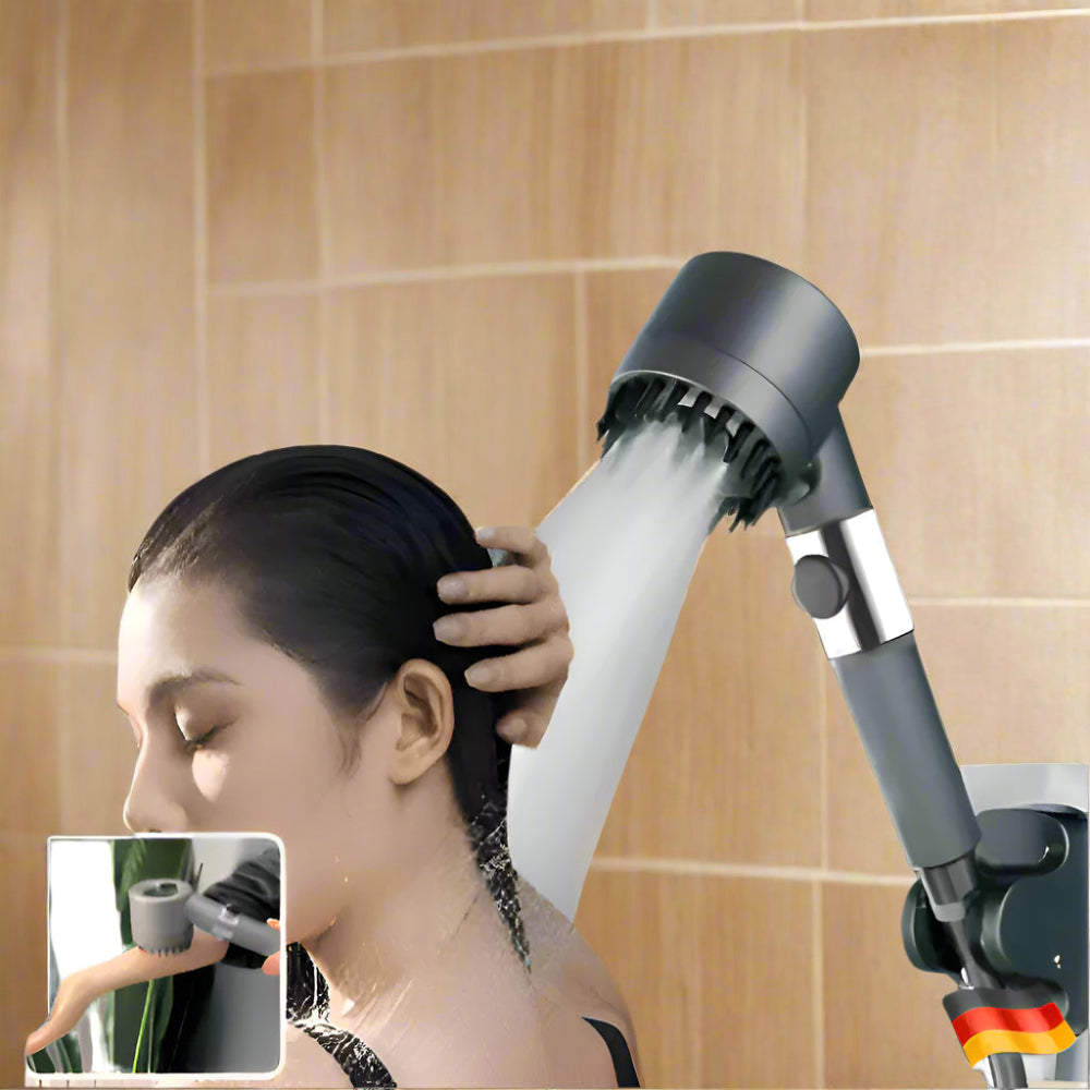 AquaBoost Hochdruckduschkopf – Verbesserte Wasserzirkulation und fortschrittliche Filtration