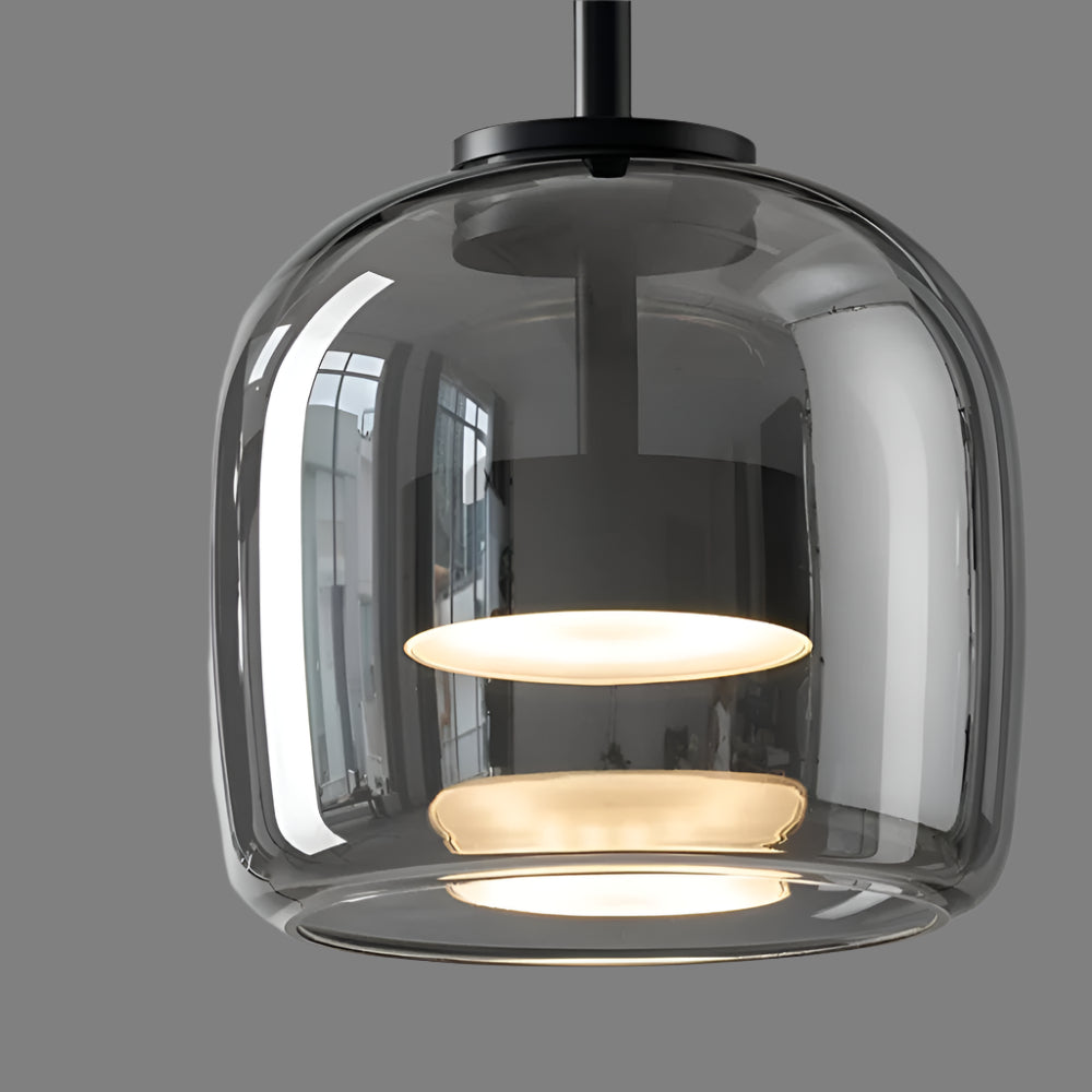 ClaraGlow Moderne Glaspendellampe – Elegante Beleuchtung für modernes Interieur