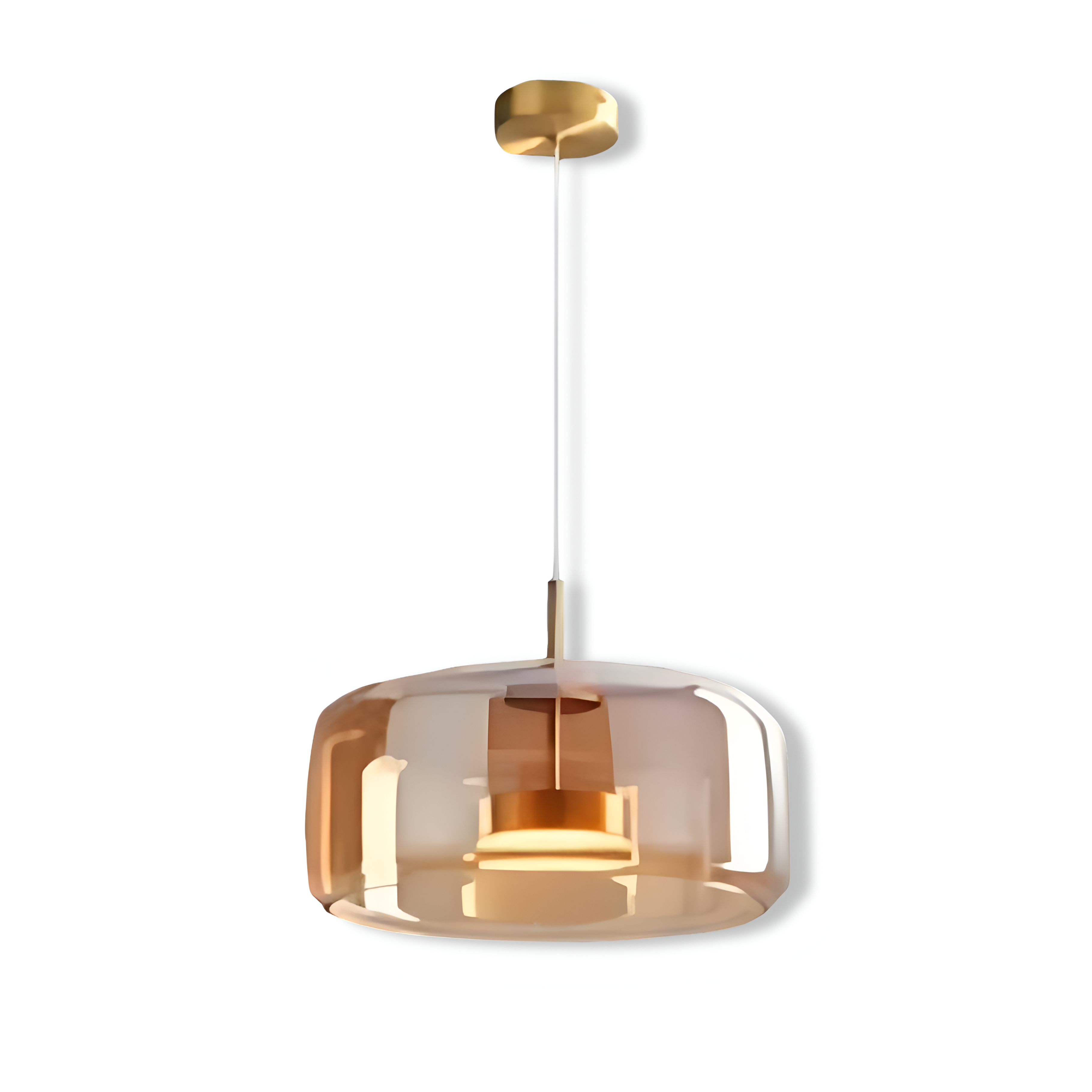 ClaraGlow Moderne Glaspendellampe – Elegante Beleuchtung für modernes Interieur