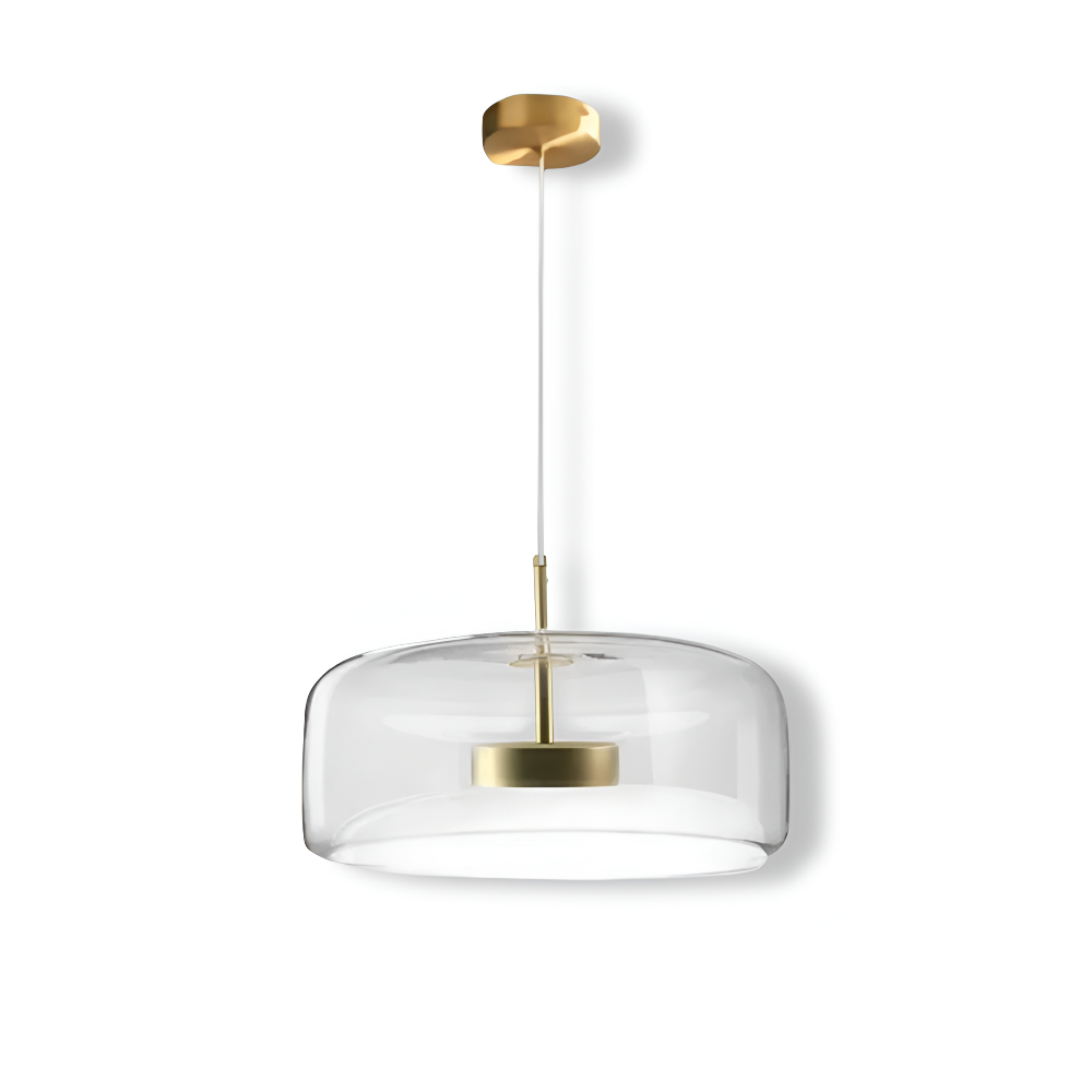 ClaraGlow Moderne Glaspendellampe – Elegante Beleuchtung für modernes Interieur