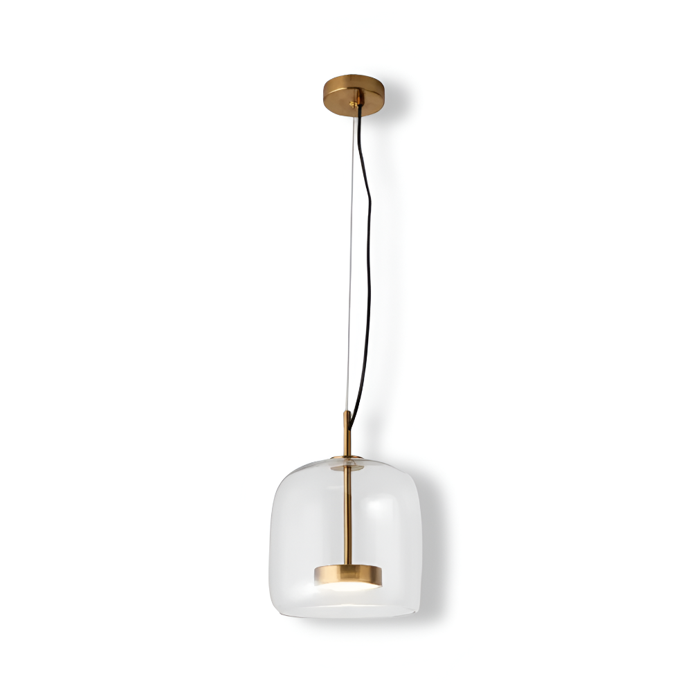 ClaraGlow Moderne Glaspendellampe – Elegante Beleuchtung für modernes Interieur