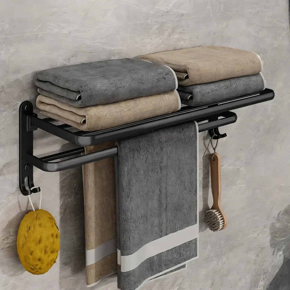TowelFlex wandmontierte doppelte Handtuchstange