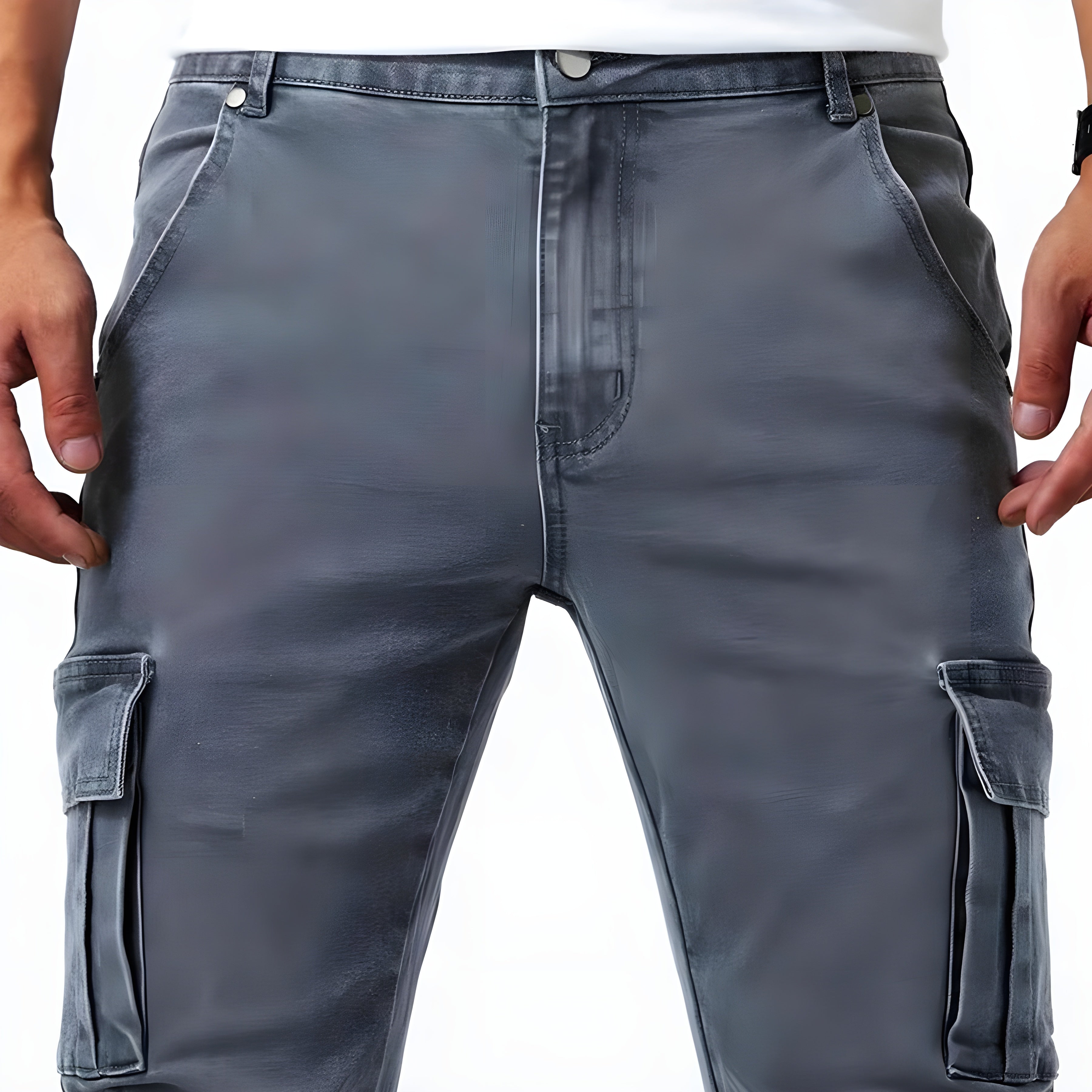 Samuel | Cargo-Hosen aus Stretch-Denim