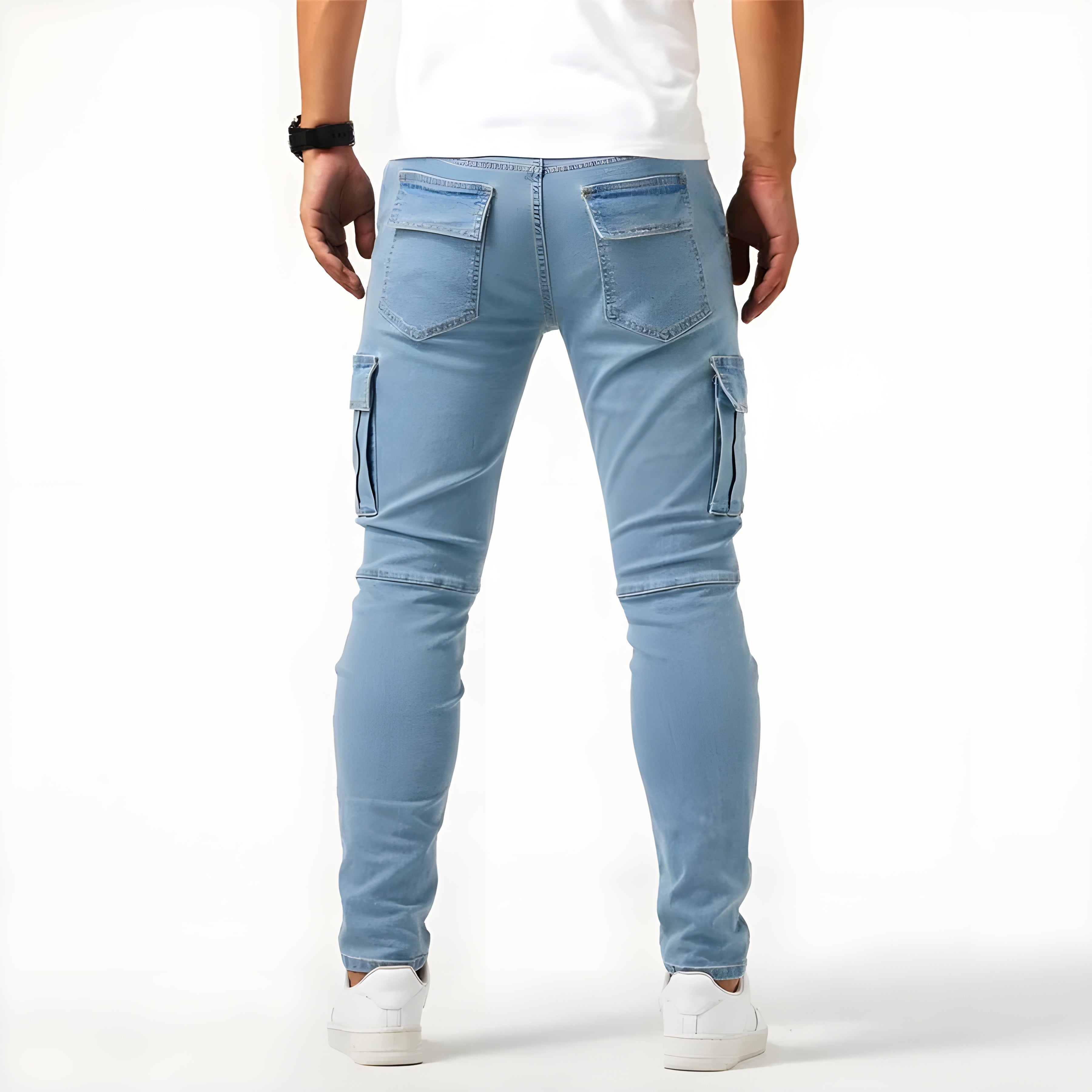 Samuel | Cargo-Hosen aus Stretch-Denim