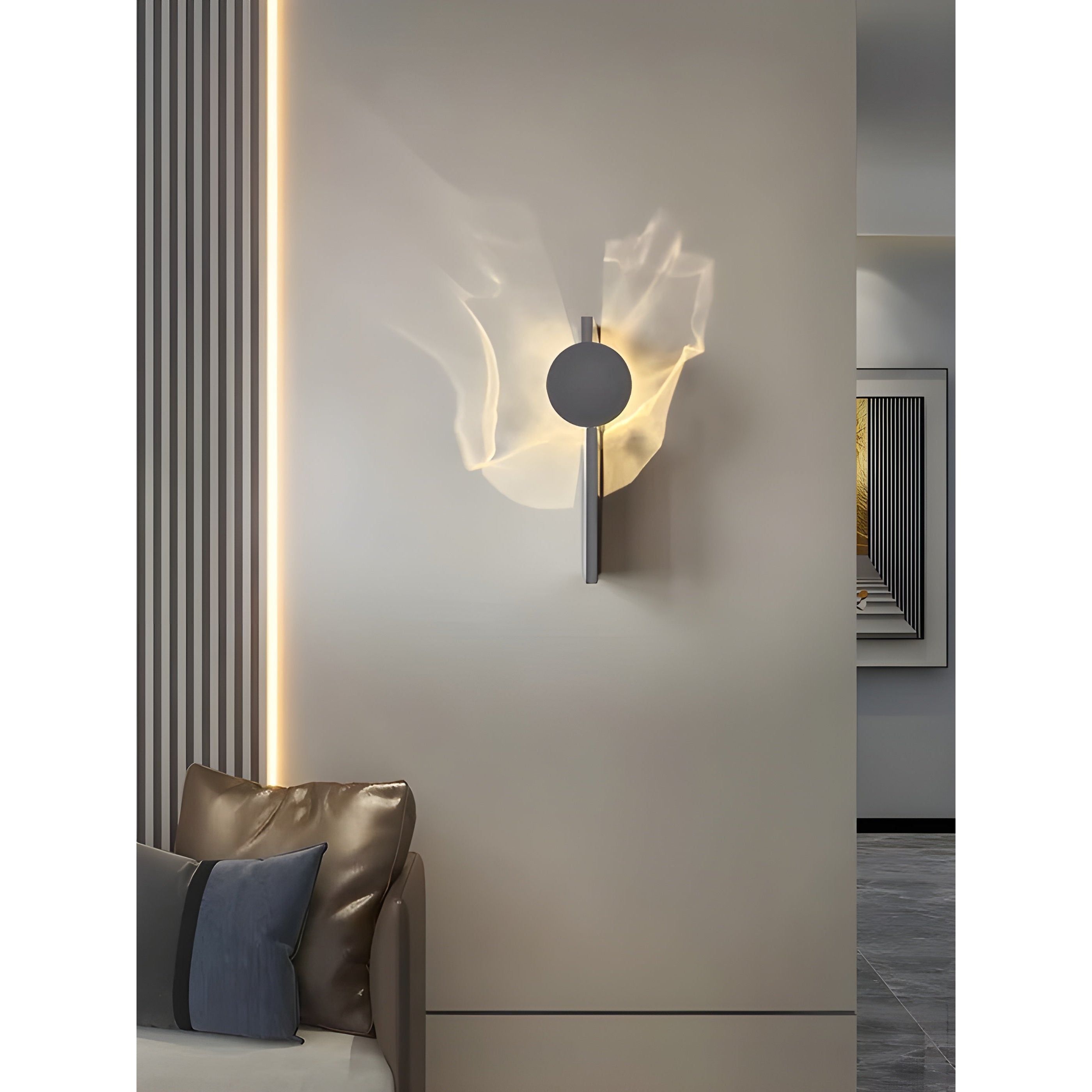 LumiAura Elegante LED-Wandlampe – Minimalistisches Design