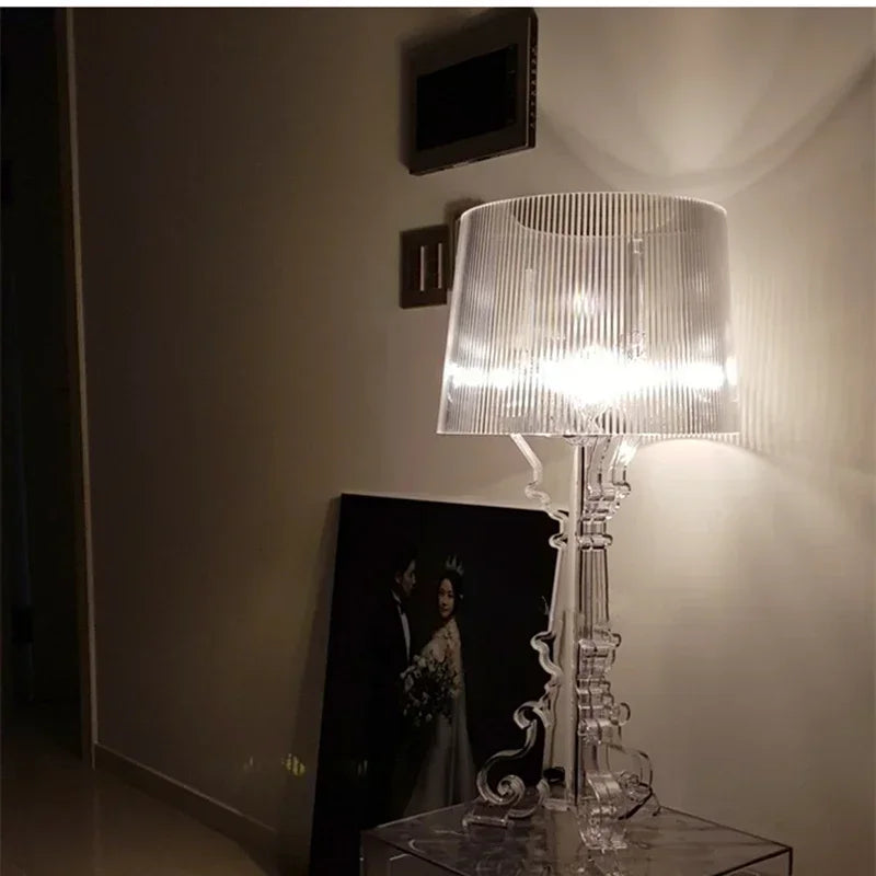 RegalGlow Bourgie Tischlampe – Barocke Eleganz mit modernem Twist