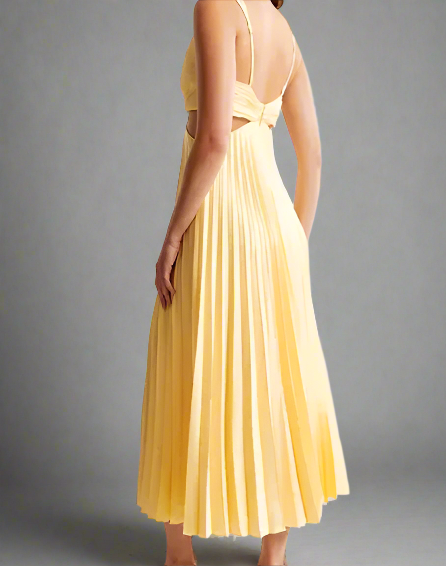 Kenah - Romantisches A-Linien Midi-Kleid mit Spitzen-Sweetheart-Ausschnitt