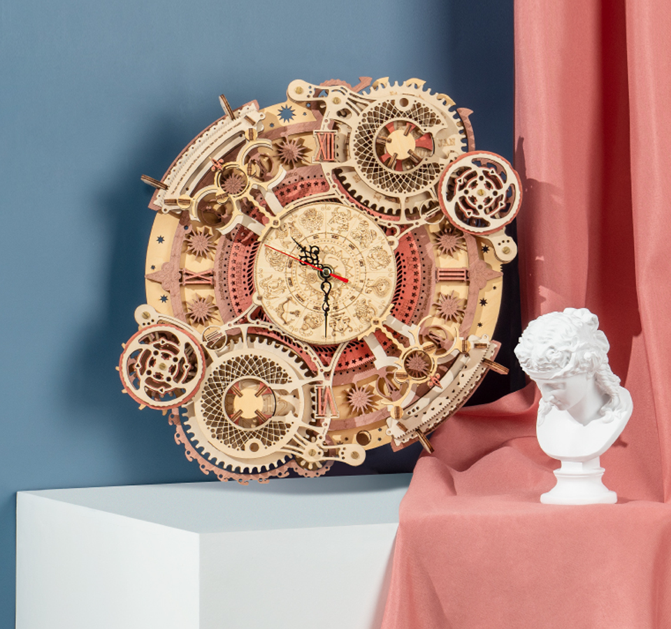 Zodiac Wanduhr und Kalender