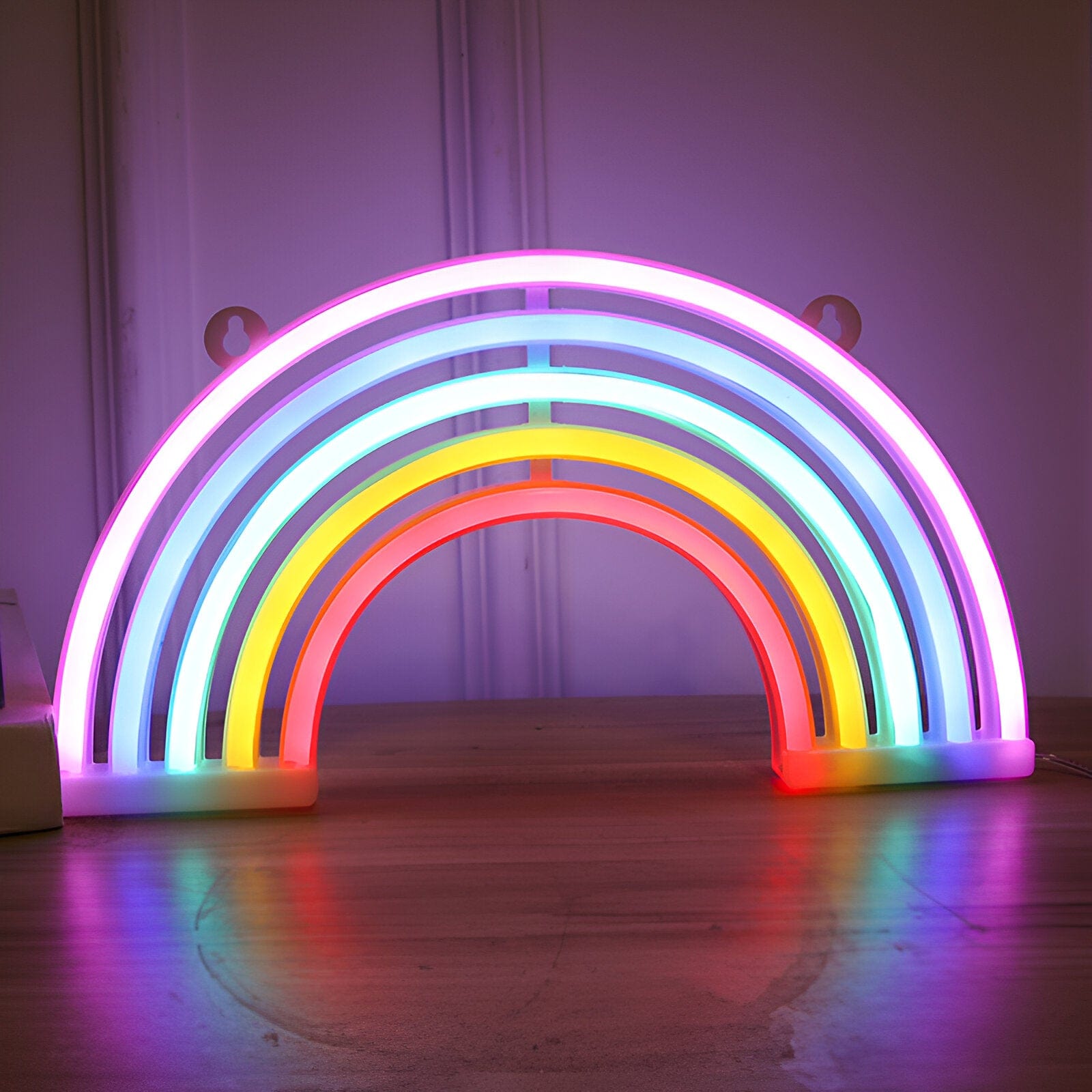 GlowArc - Stilvolles LED Regenbogen Nachtlicht