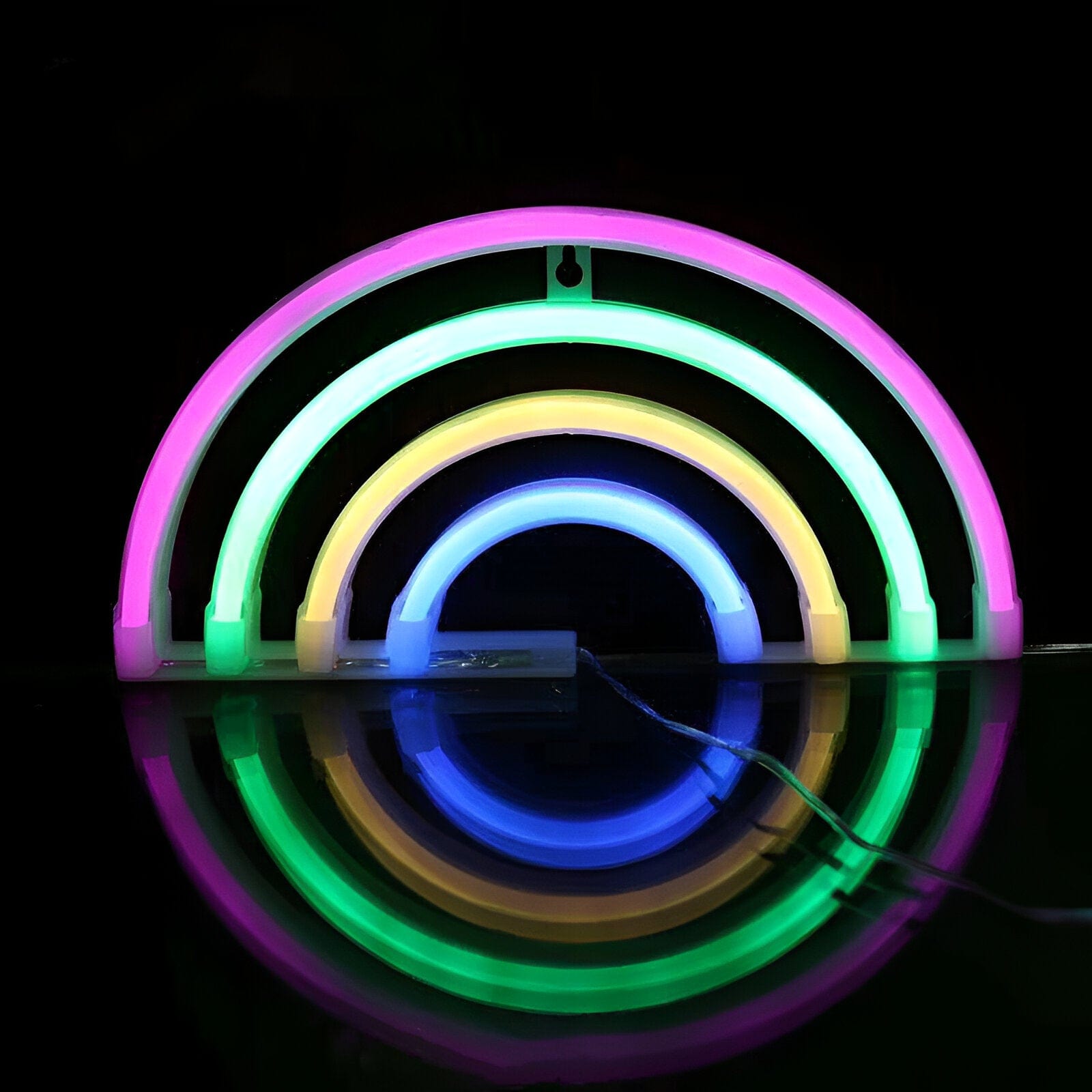 GlowArc - Stilvolles LED Regenbogen Nachtlicht
