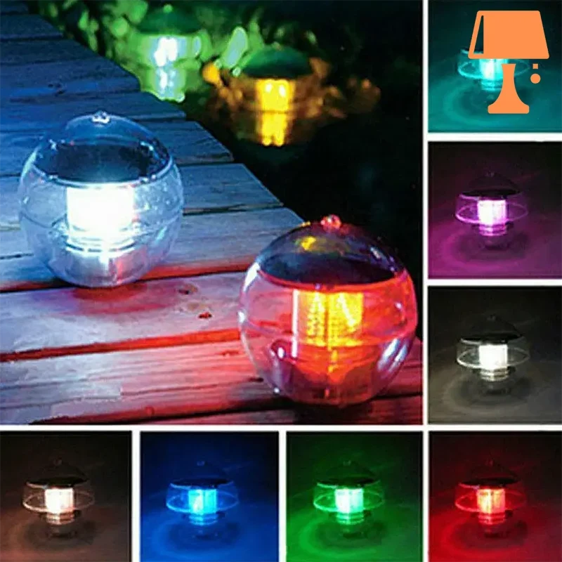 AquaGlow - Solarbetriebene schwimmende LED-Leuchten