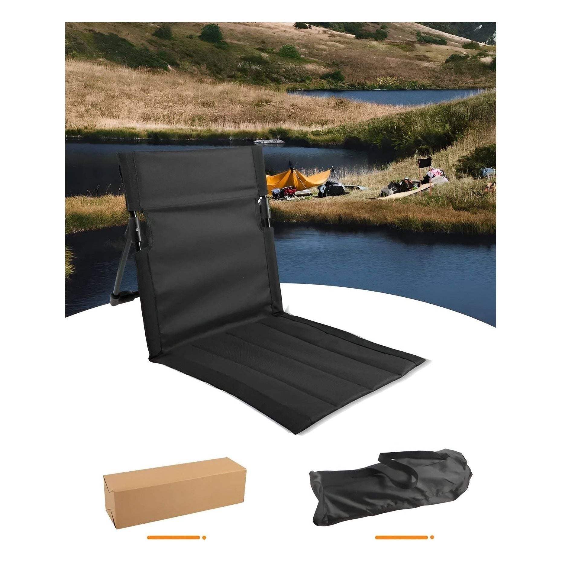 CampRelax Klappbarer Outdoor-Stuhl – Leichter Sitzplatz