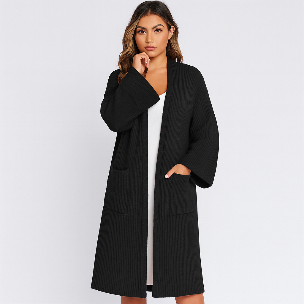 Liora | Langer Strickmantel