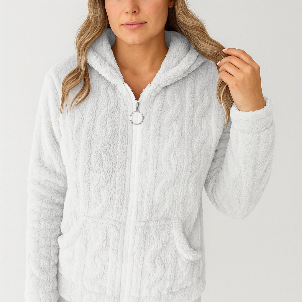 Liv | Fleece-Kapuzenpullover mit Reißverschluss