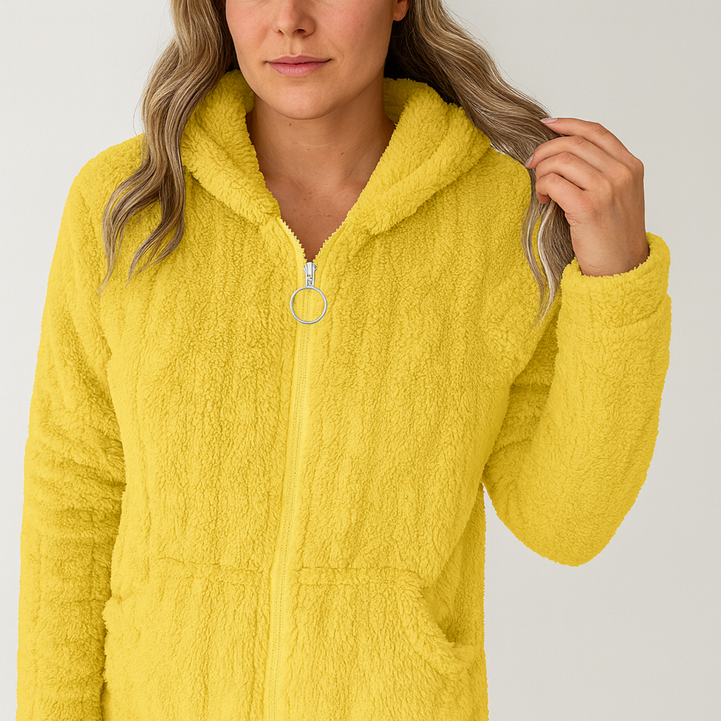 Liv | Fleece-Kapuzenpullover mit Reißverschluss