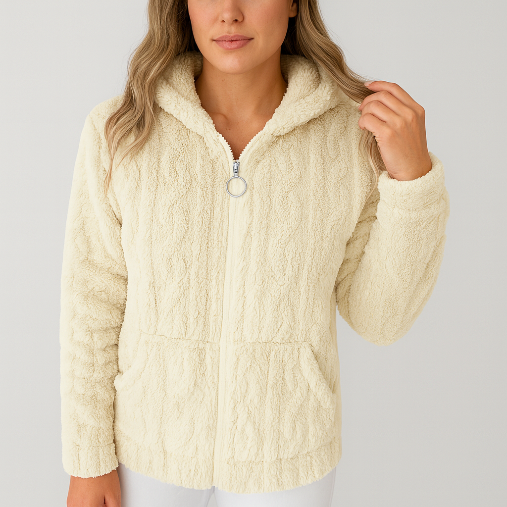 Liv | Fleece-Kapuzenpullover mit Reißverschluss