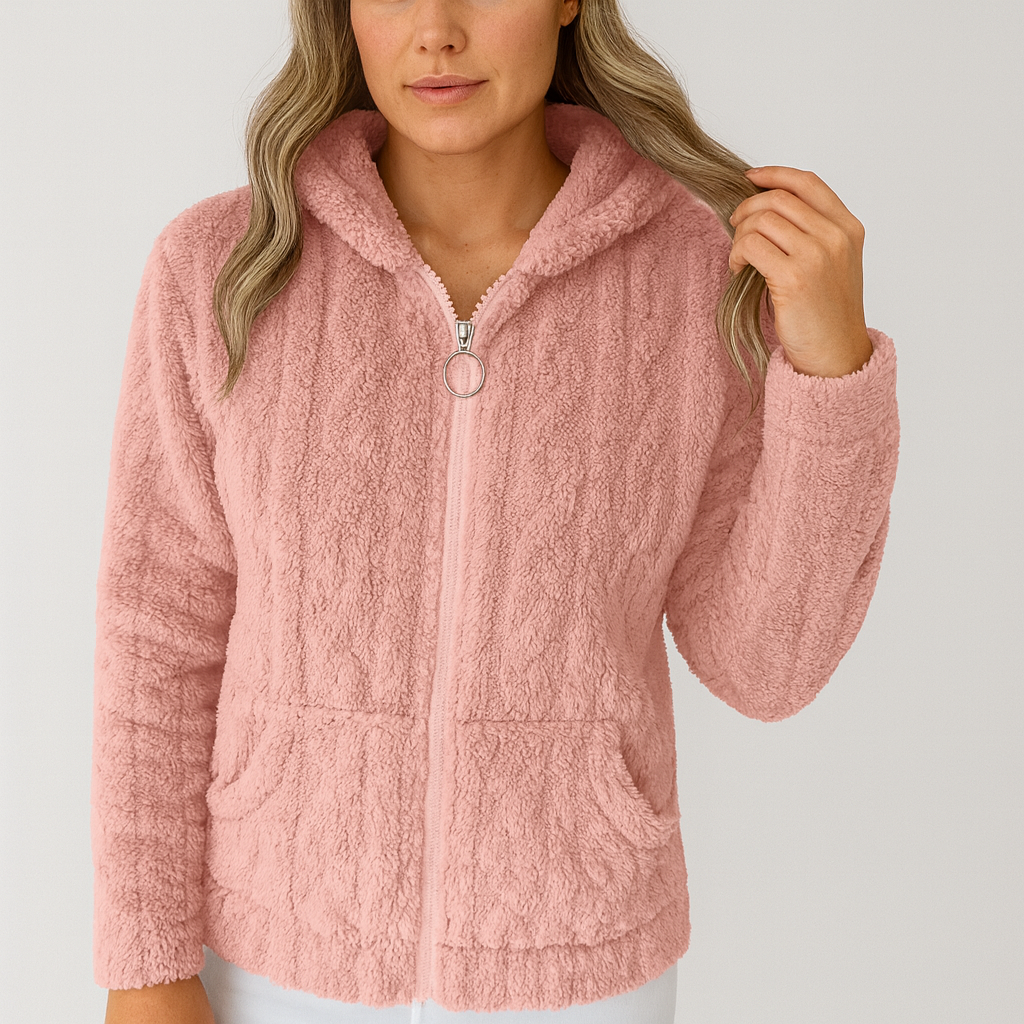 Liv | Fleece-Kapuzenpullover mit Reißverschluss